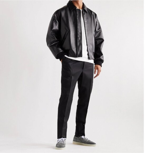 NIB Authentic Fear of God x Ermenegildo Zegna Grey Suede Sneaker Men's Size 11.5 - Picture 4 of 16